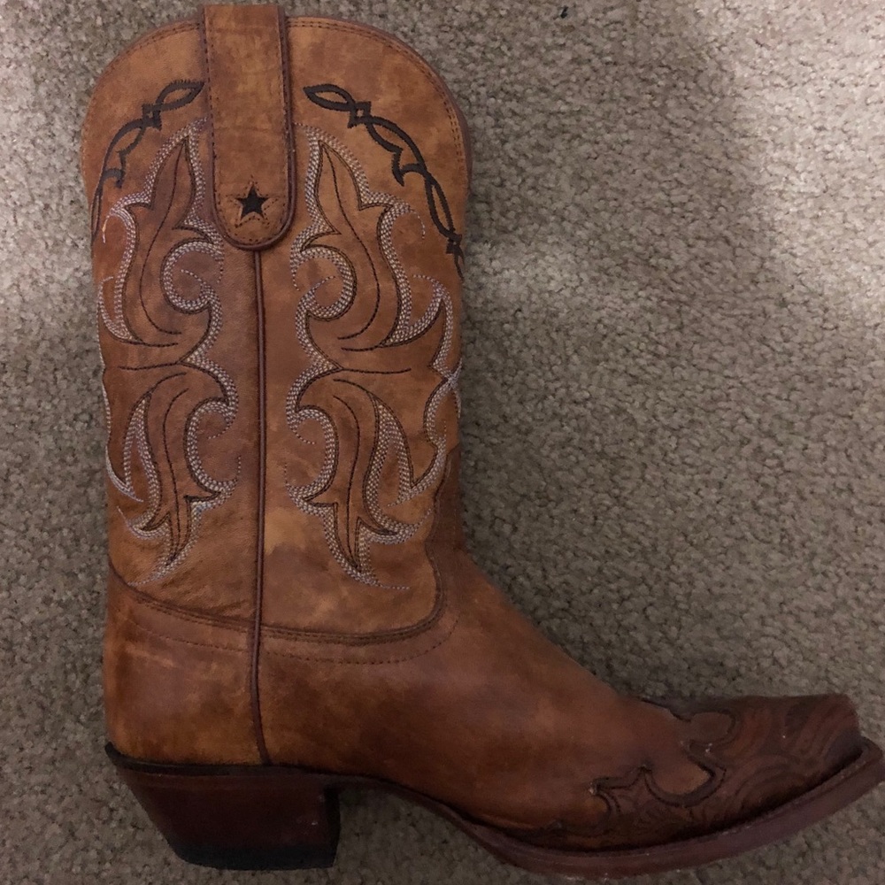 Tony lamas like new cowboy boots